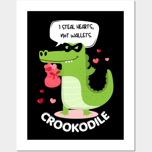 Funny Crocodile Heart Thief Posters and Art